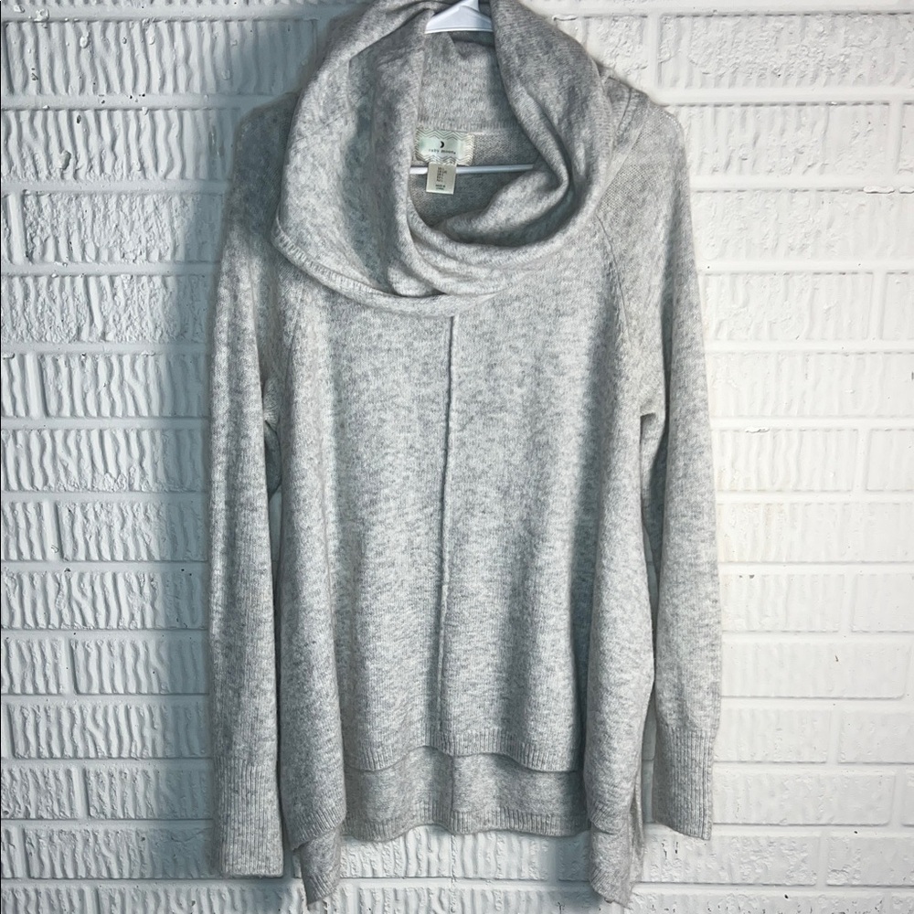 Ruby Moon Cozy Gray Cowl Neck Sweater